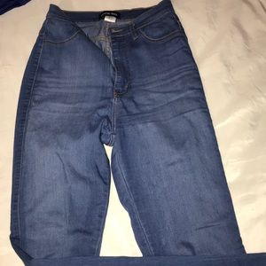 Fashion Nova High Waisted Blue Jeans